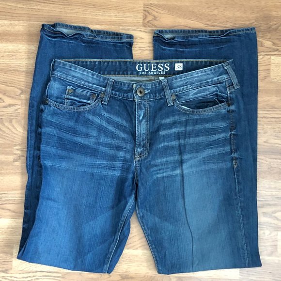 Guess Other - Guess sz 38 Falcon Slim Boot Cut Dark Wash Jeans